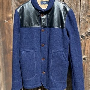 Paul Smith Leather and Wool Jacket M